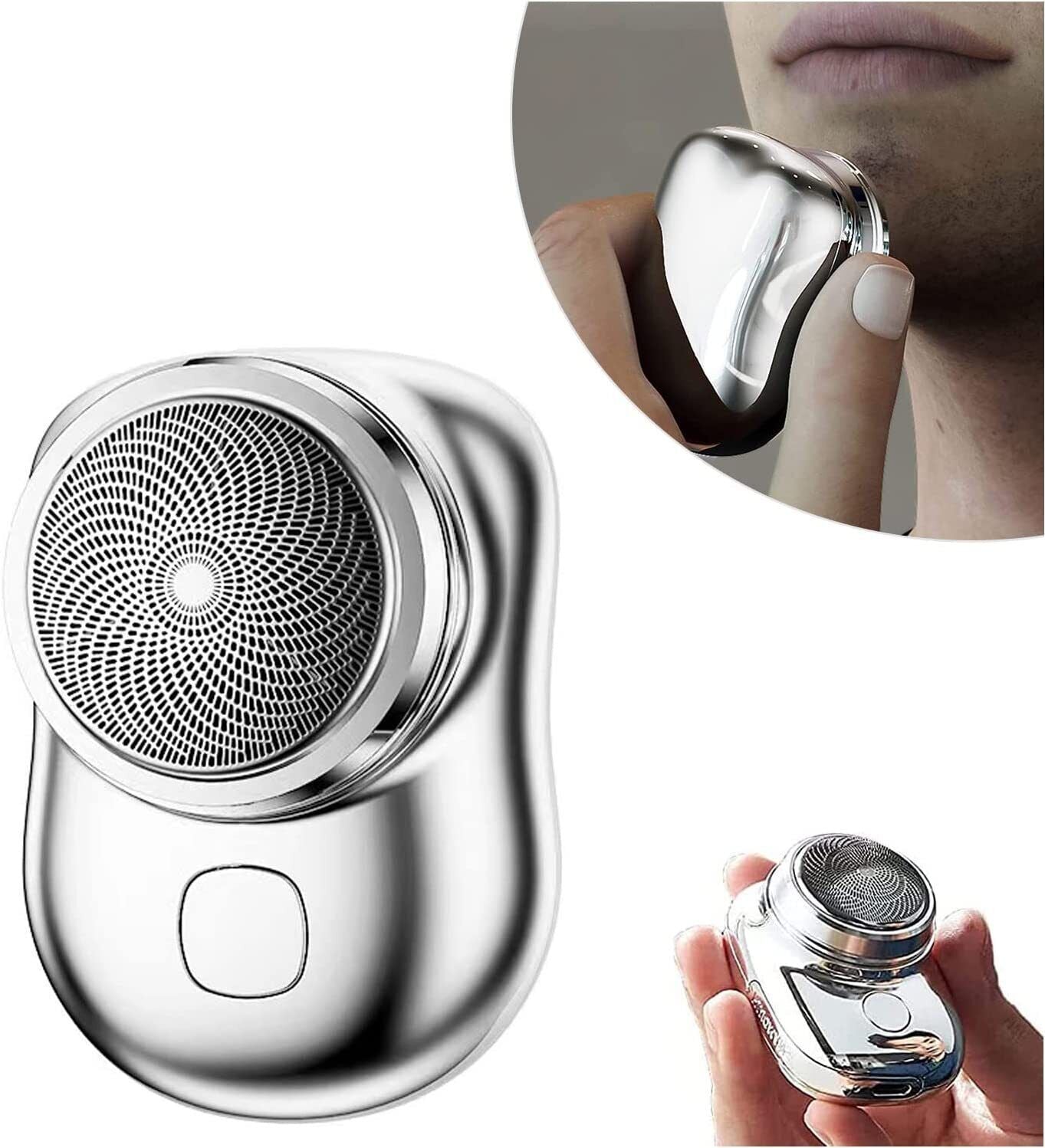 Portable Electric Shaver Beard Trimmer Shaving Blade For Men Razor