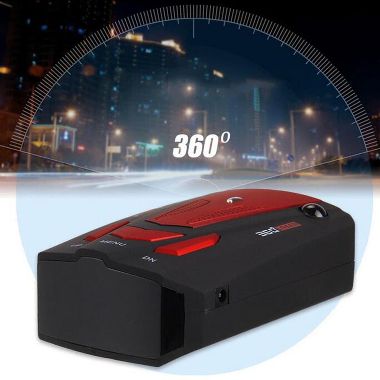 360 Degree Car Speed Limited Detection Voice Alert Car Anti Radar Detector