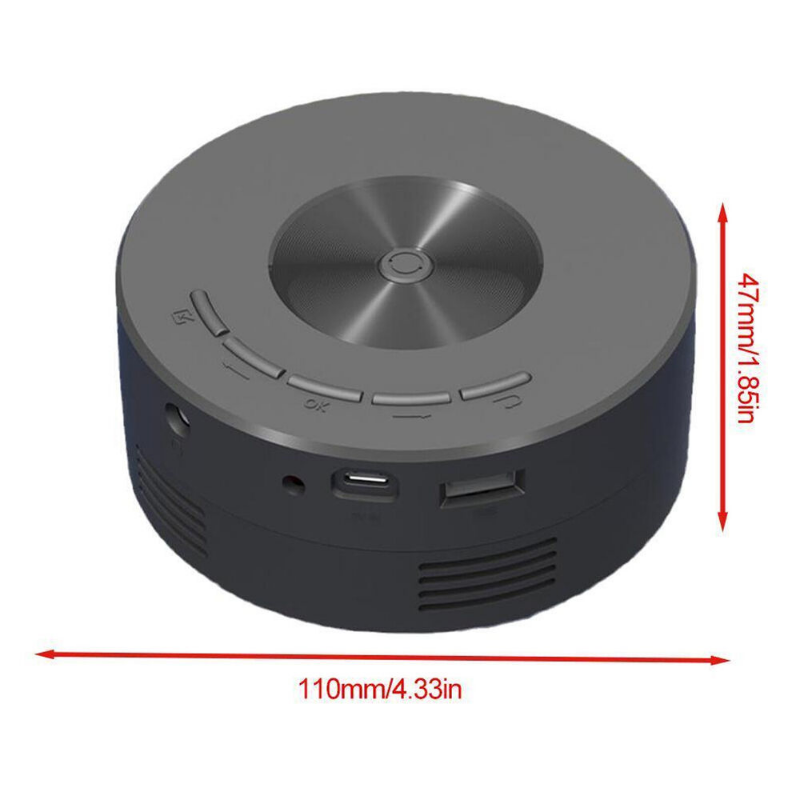 Mini Projector LED 1080P HD Home Cinema Portable Home Movie Projector