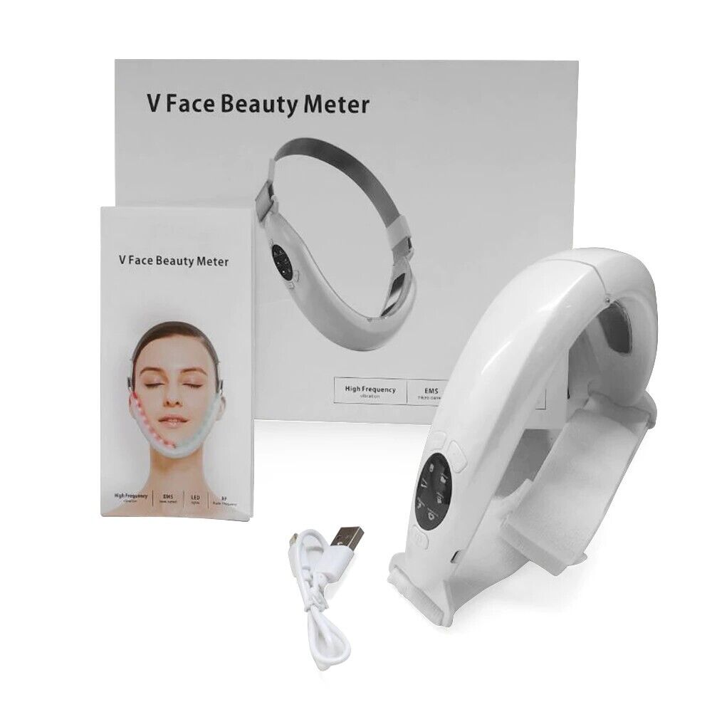LED Photon Therapy Face Slimming Massager V-Line Pro Facial Lifting Device
