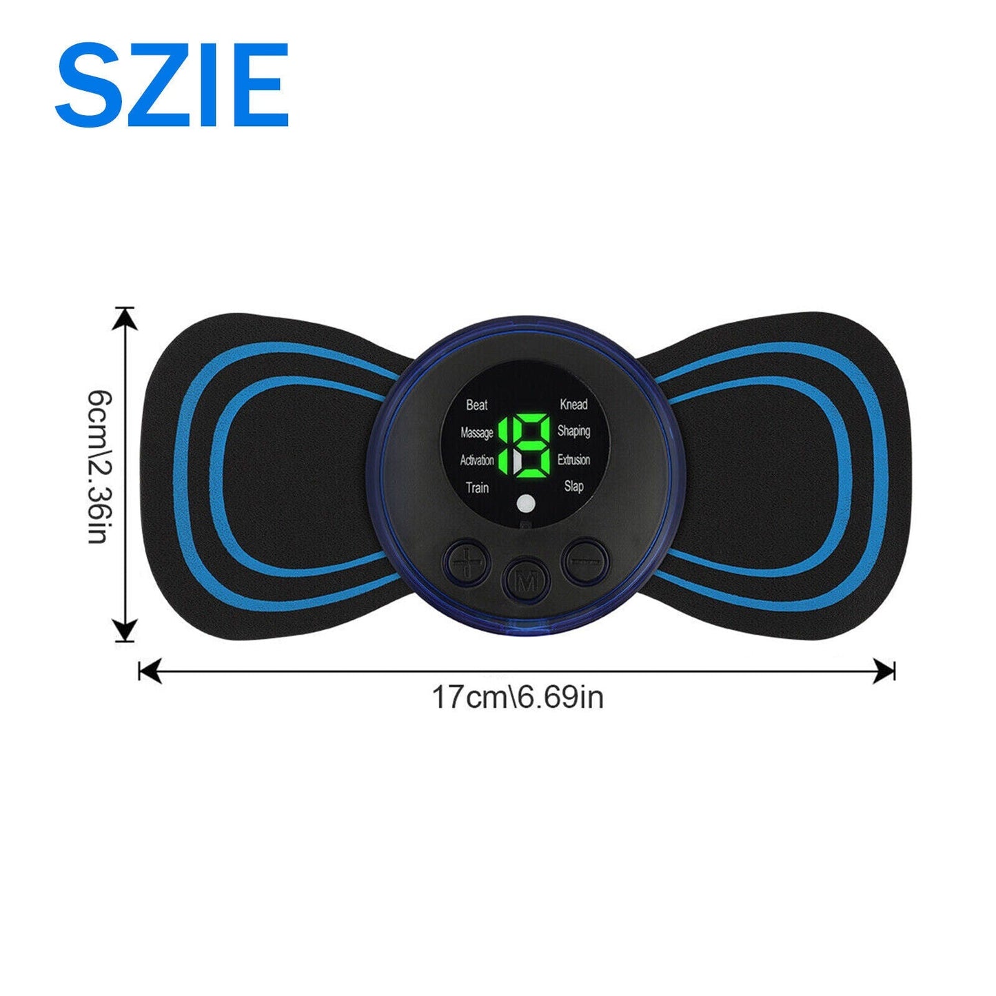 Portable EMS Mini Electric Neck Back Massager Cervical Massage Patch Stimulator