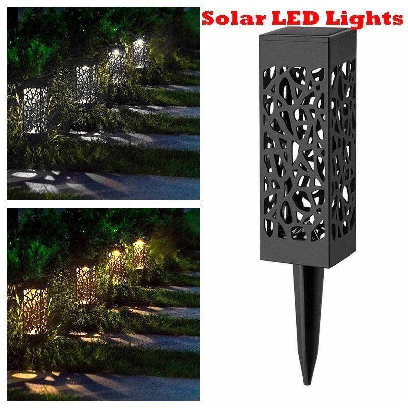 6pcs LED Solar Powered Light Outdoor Waterproof Garden Security Landscape Light