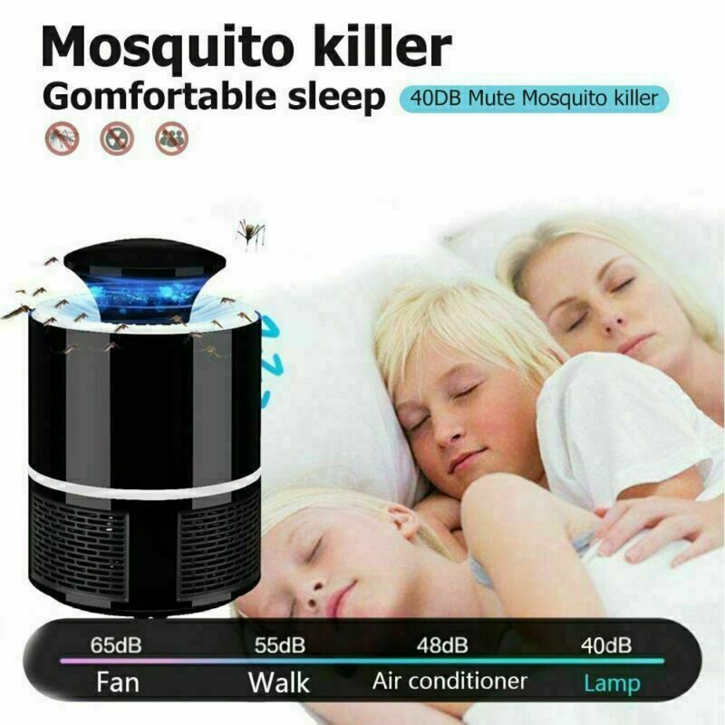 USB Powered Electric Mosquito Killer Lamp Led Bug Zapper Lure Trap for Home