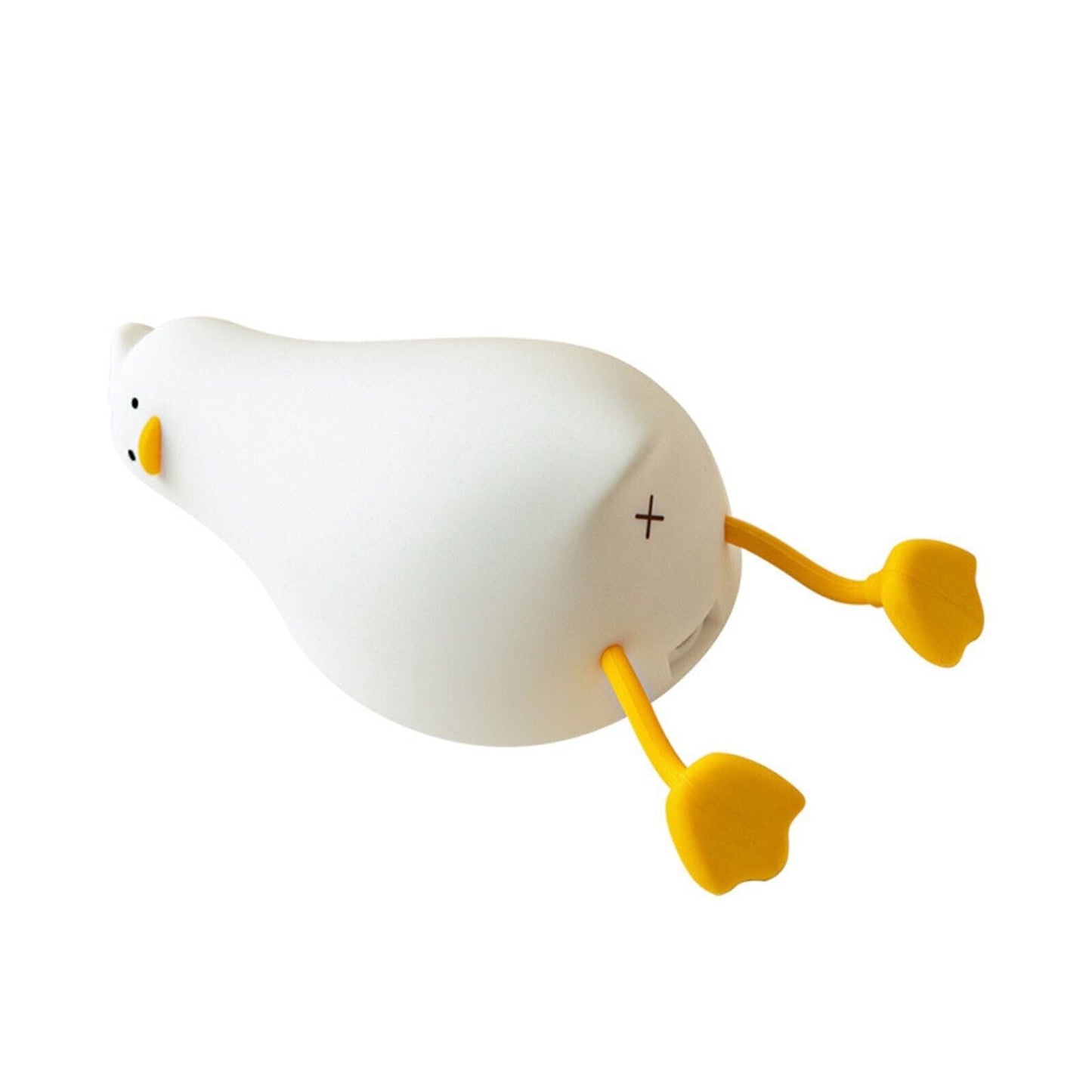 Lying Flat Duck Night Light Silicone Pat Lamp Cartoon Cute Children Nightlights