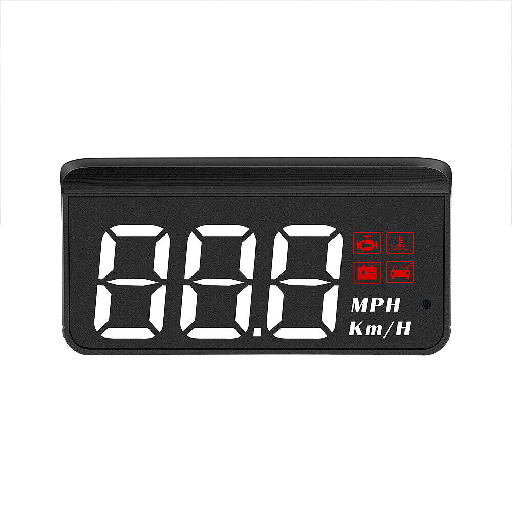 Car HUD Head Up Display OBD2 Overspeed Warning System Projector Windshield