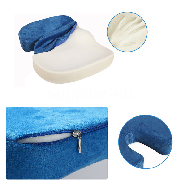 Coccyx Orthopedic Memory Foam Seat Cushion Car Office Seat Lumbar Pain Relief