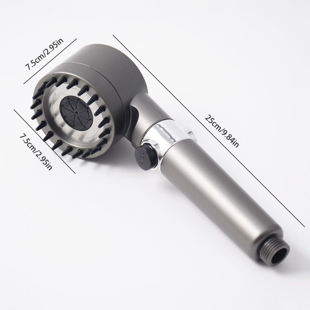 3 Modes Shower Head High Pressure Handheld Showerhead