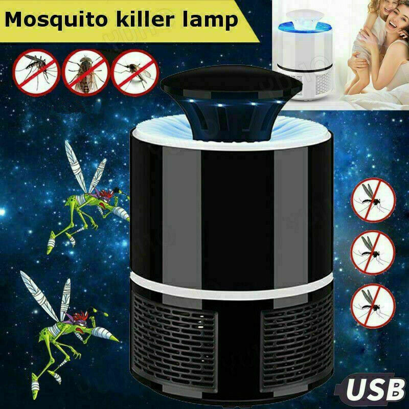 USB Powered Electric Mosquito Killer Lamp Led Bug Zapper Lure Trap for Home