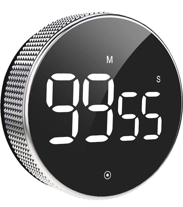 Magnetic Digital Smart Timer  Kitchen Cooking Shower Study Stopwatch LED Counter