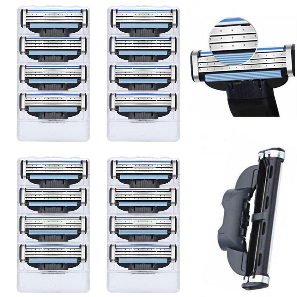16X Replacement Razor Blades for Gillette MACH 3 Shaving Trimmer Cartridges
