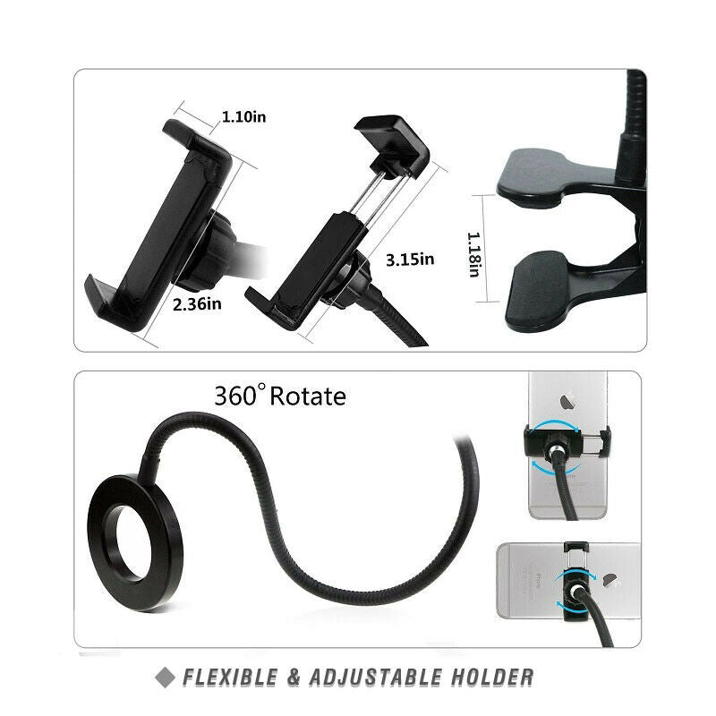 Selfie Ring Light with Cell Phone Holder Stand for Live Stream Makeup YouTube