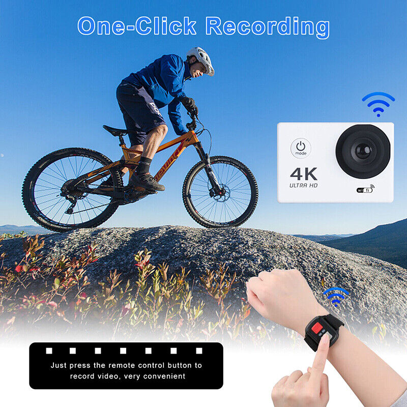 1080P WiFi 4K HD Action Sport Waterproof Camera 20MP Recorder Camcorder DVR DV