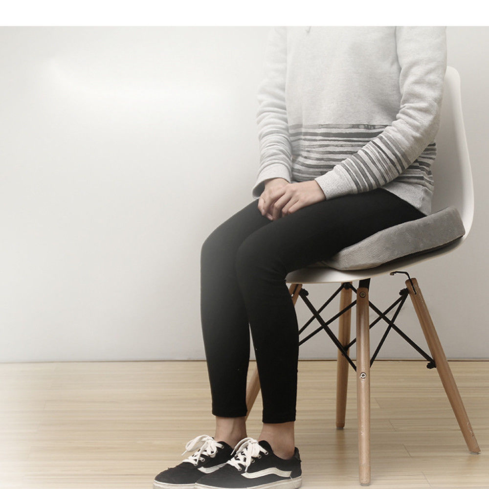 Coccyx Orthopedic Memory Foam Seat Cushion Car Office Seat Lumbar Pain Relief