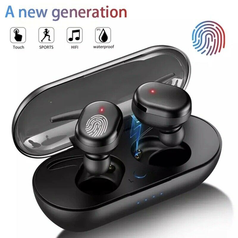 True Wireless Smart Touch Earbuds with Charging Box