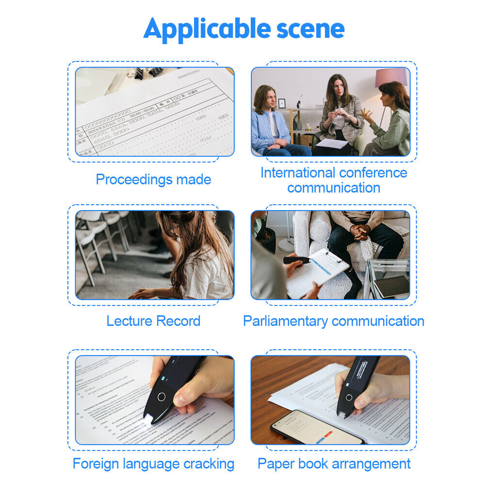 Professional Translation Pen Dictionary Text Scanning Reading Voice Translator