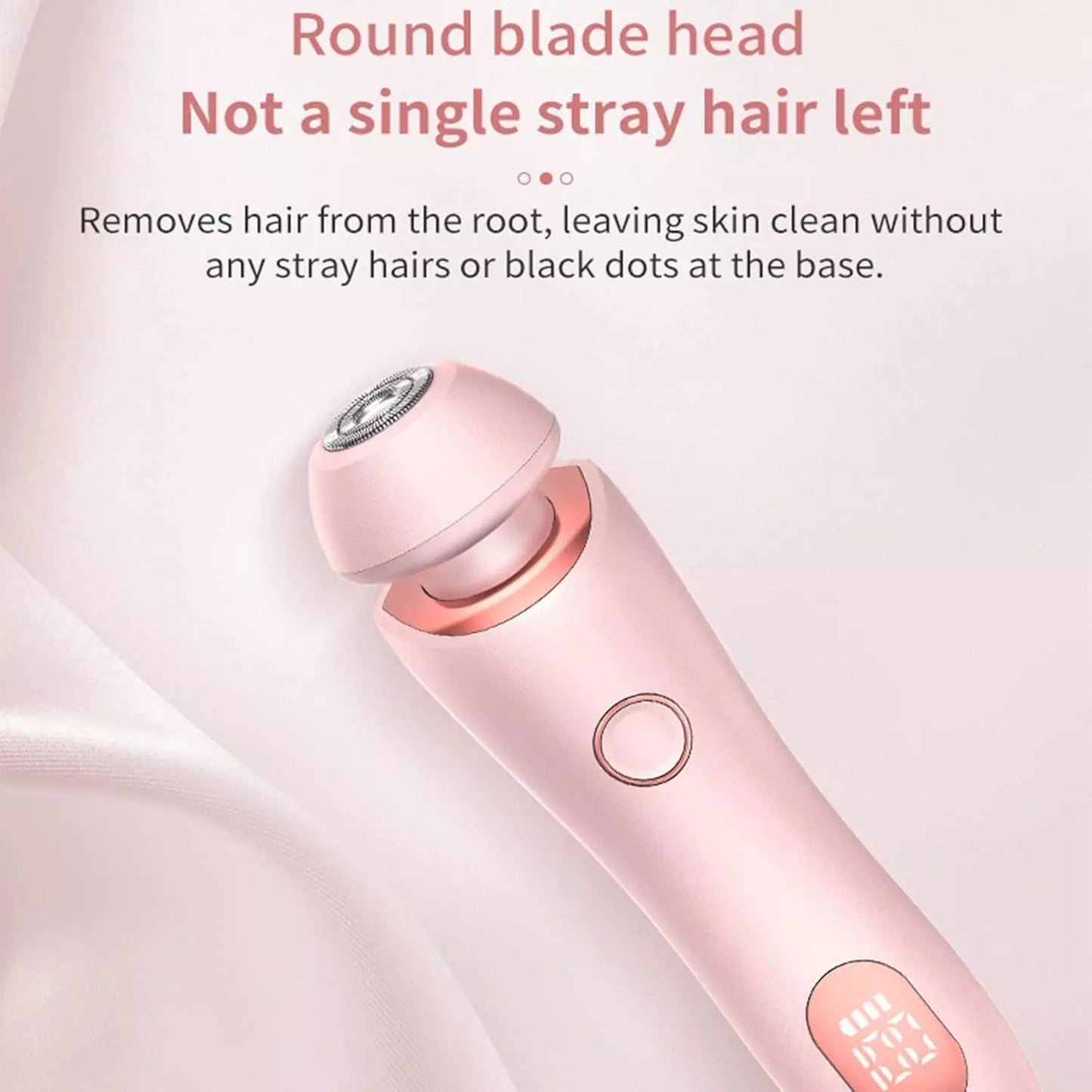 2 in 1 Electric Women Shaver Hair Arm Leg Bikini Face Remover Lady Razor Trimmer
