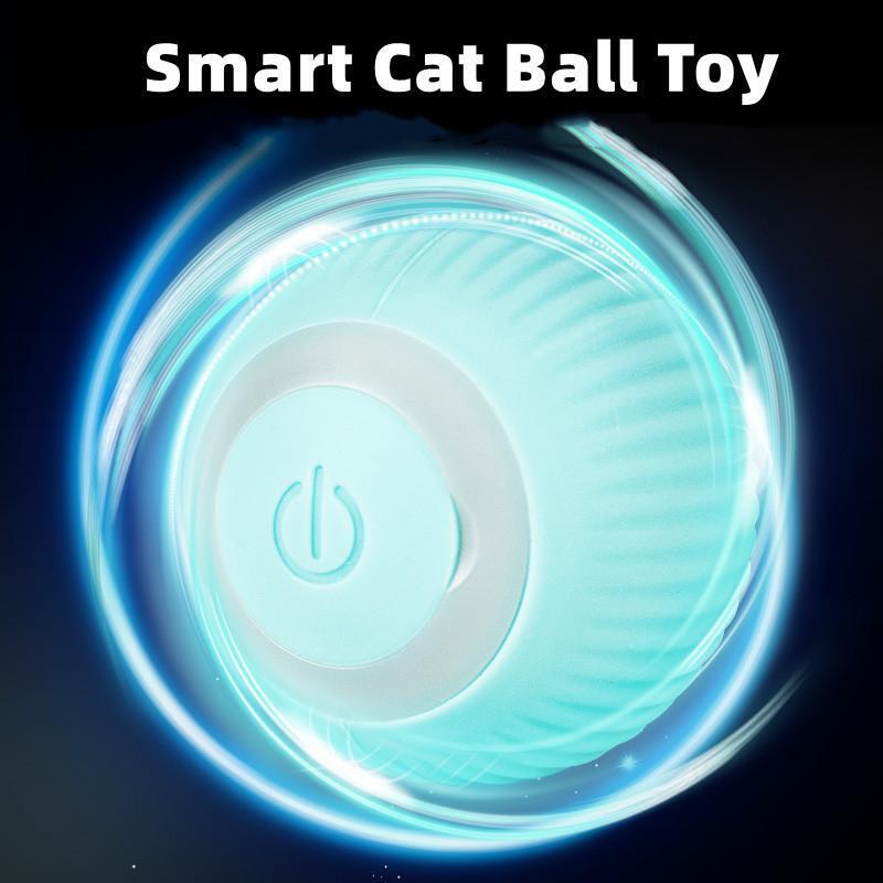 Electric Cat Ball Toys Automatic Rolling Smart Cat Toys Interactive for Cats