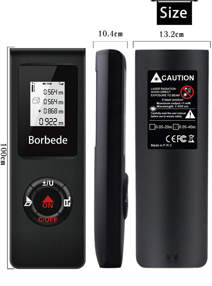 Mini LCD Digital Laser Distance Meter Rangefinder Measure Range Finder Tool