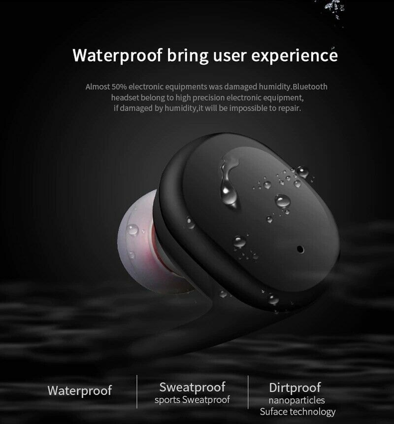 True Wireless Smart Touch Earbuds with Charging Box
