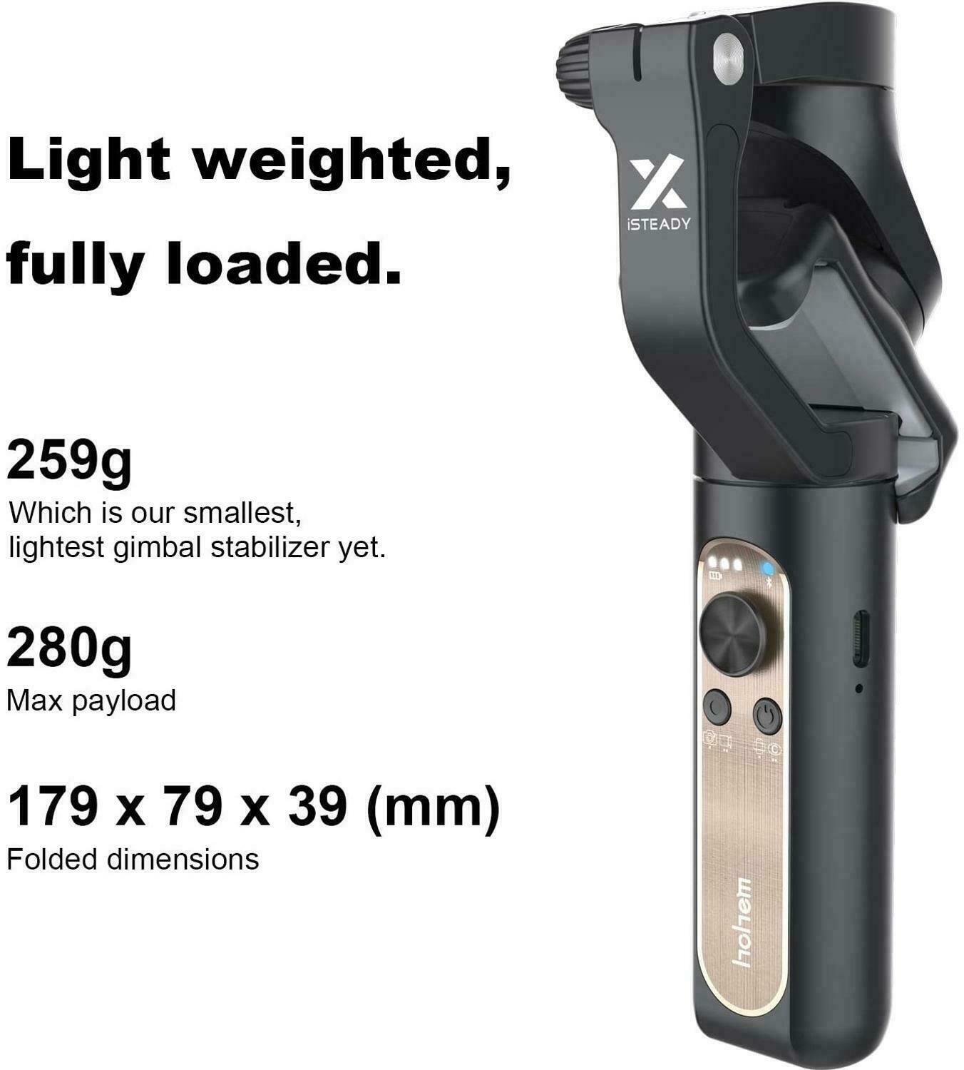 iSteady X 3-Axis handheld gimbal stabilizer for smartphone iphone samsung