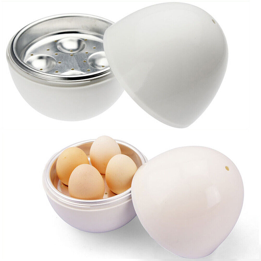 Microwave Oven Egg Boiler Pot Egg Pod Separation Shell Steamer Cooking Tools