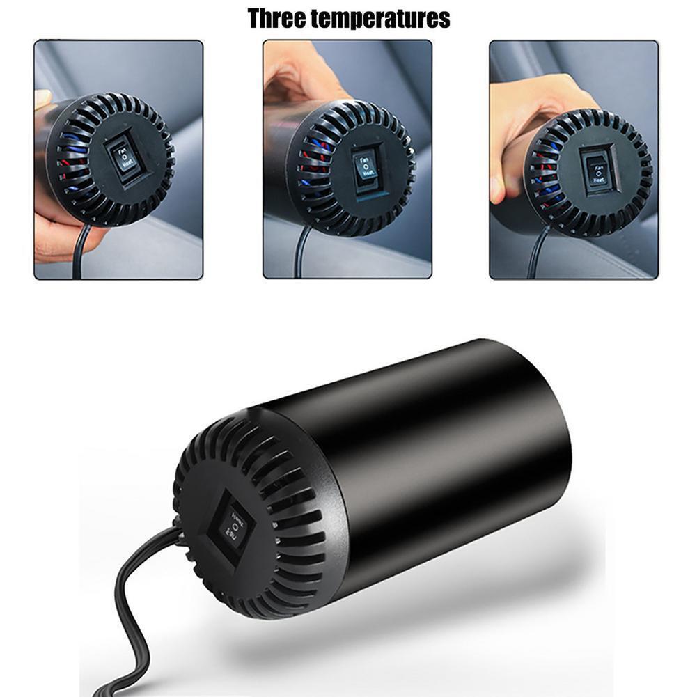 12V Car Heater Defogger Air Purify Auto Warm Air Blower Fast Defroster Demister