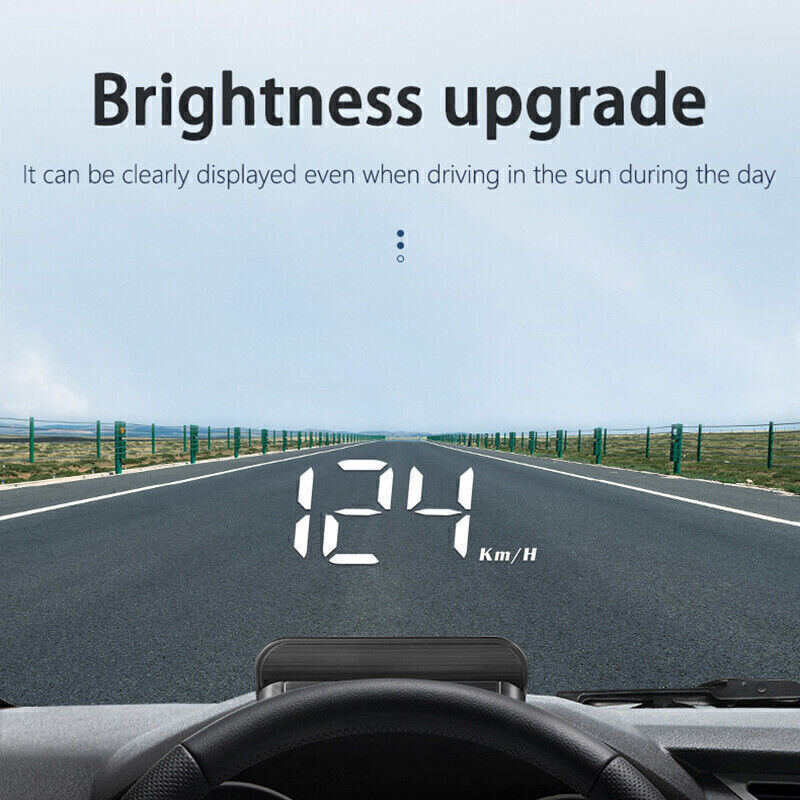 Car HUD Head Up Display OBD2 Overspeed Warning System Projector Windshield