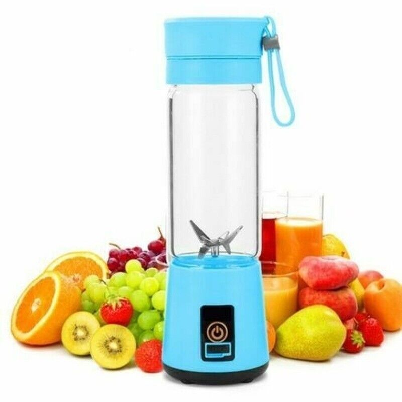 Portable Blender Juicer Cup USB Rechargeable Smoothies Mixer Fruit Machine