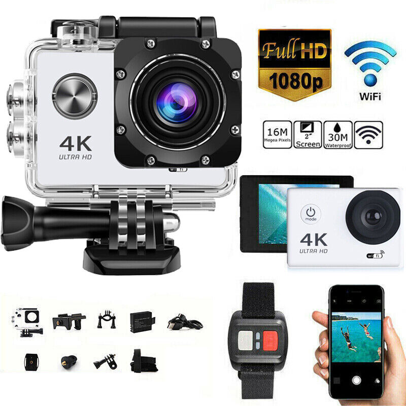 1080P WiFi 4K HD Action Sport Waterproof Camera 20MP Recorder Camcorder DVR DV