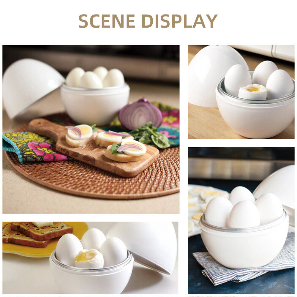 Microwave Oven Egg Boiler Pot Egg Pod Separation Shell Steamer Cooking Tools
