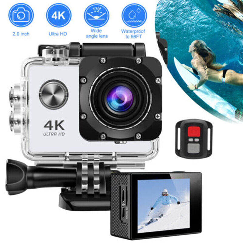 1080P WiFi 4K HD Action Sport Waterproof Camera 20MP Recorder Camcorder DVR DV