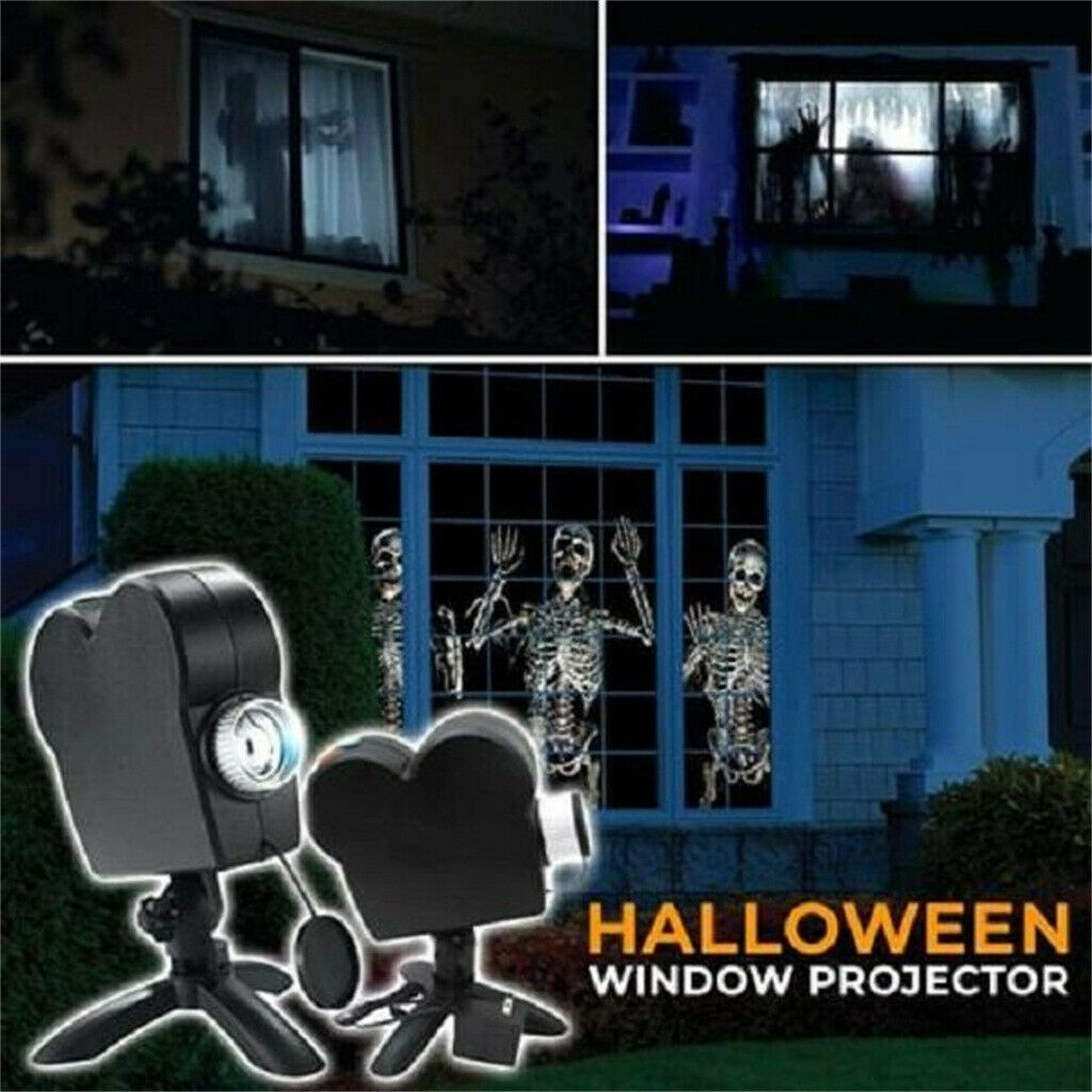 Window Wonderland Projector Halloween & Christmas Holographic Projection
