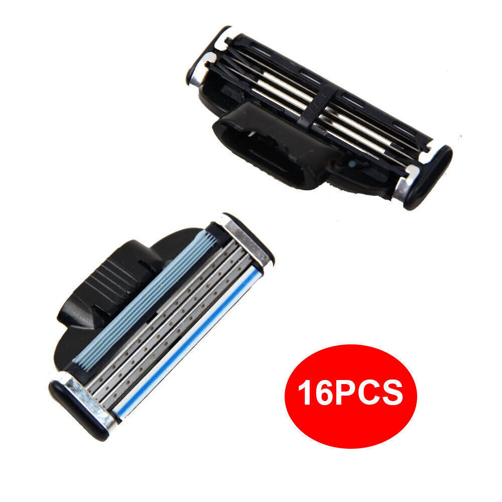 16X Replacement Razor Blades for Gillette MACH 3 Shaving Trimmer Cartridges