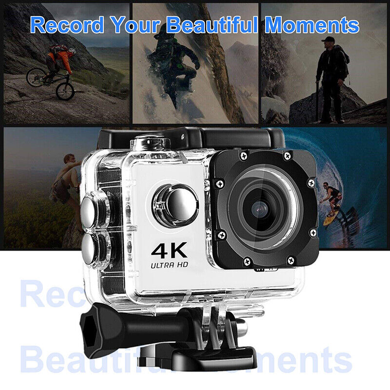 1080P WiFi 4K HD Action Sport Waterproof Camera 20MP Recorder Camcorder DVR DV