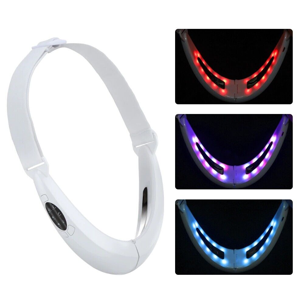 LED Photon Therapy Face Slimming Massager V-Line Pro Facial Lifting Device