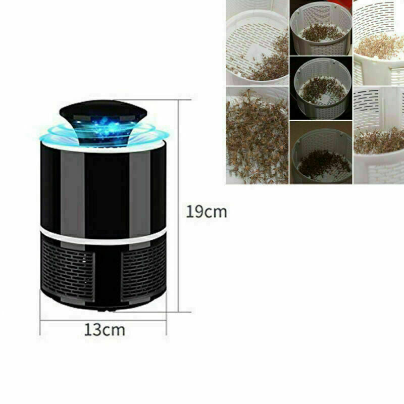 USB Powered Electric Mosquito Killer Lamp Led Bug Zapper Lure Trap for Home