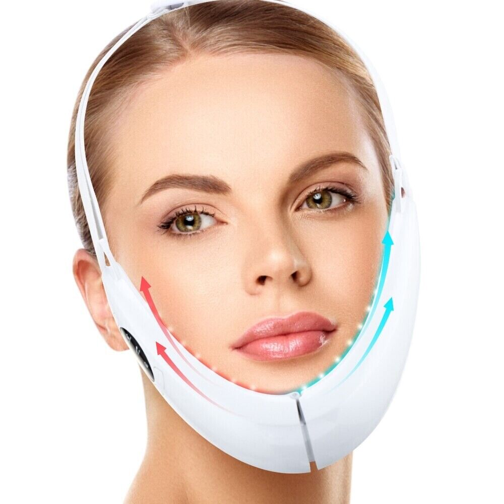 LED Photon Therapy Face Slimming Massager V-Line Pro Facial Lifting Device