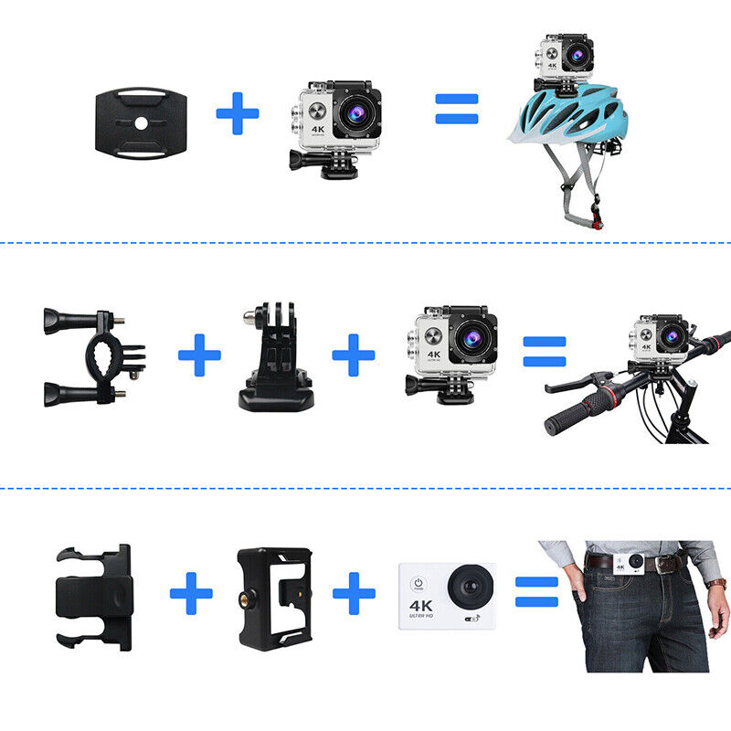 1080P WiFi 4K HD Action Sport Waterproof Camera 20MP Recorder Camcorder DVR DV