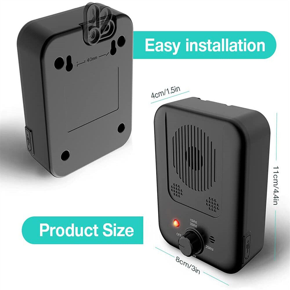 Ultrasonic Anti-Barking Device Pet Dog Control Outdoor Sonic Silencer Tools