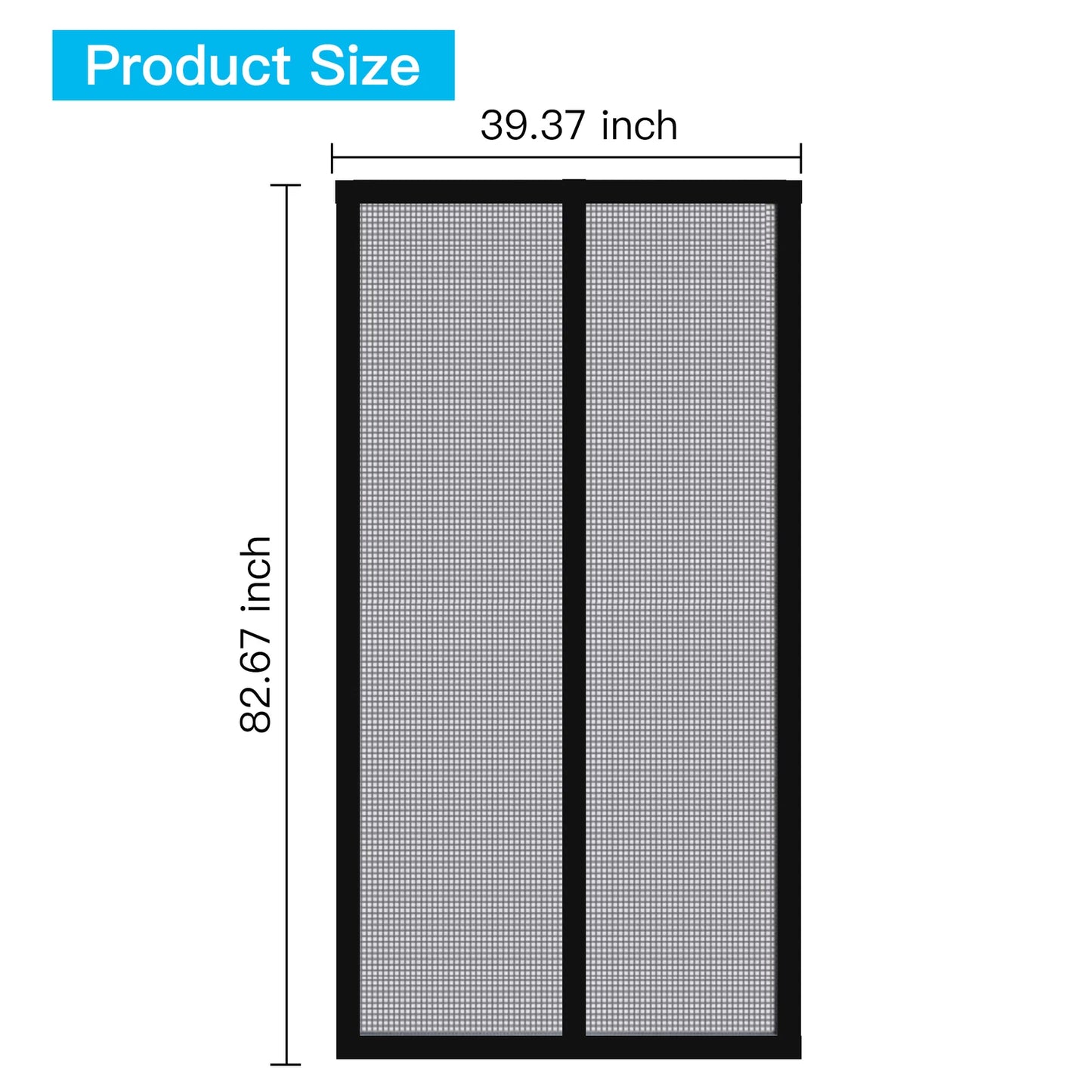 Anti Mosquito Self Closing Mesh Screen Anti Bugs Fly Curtain