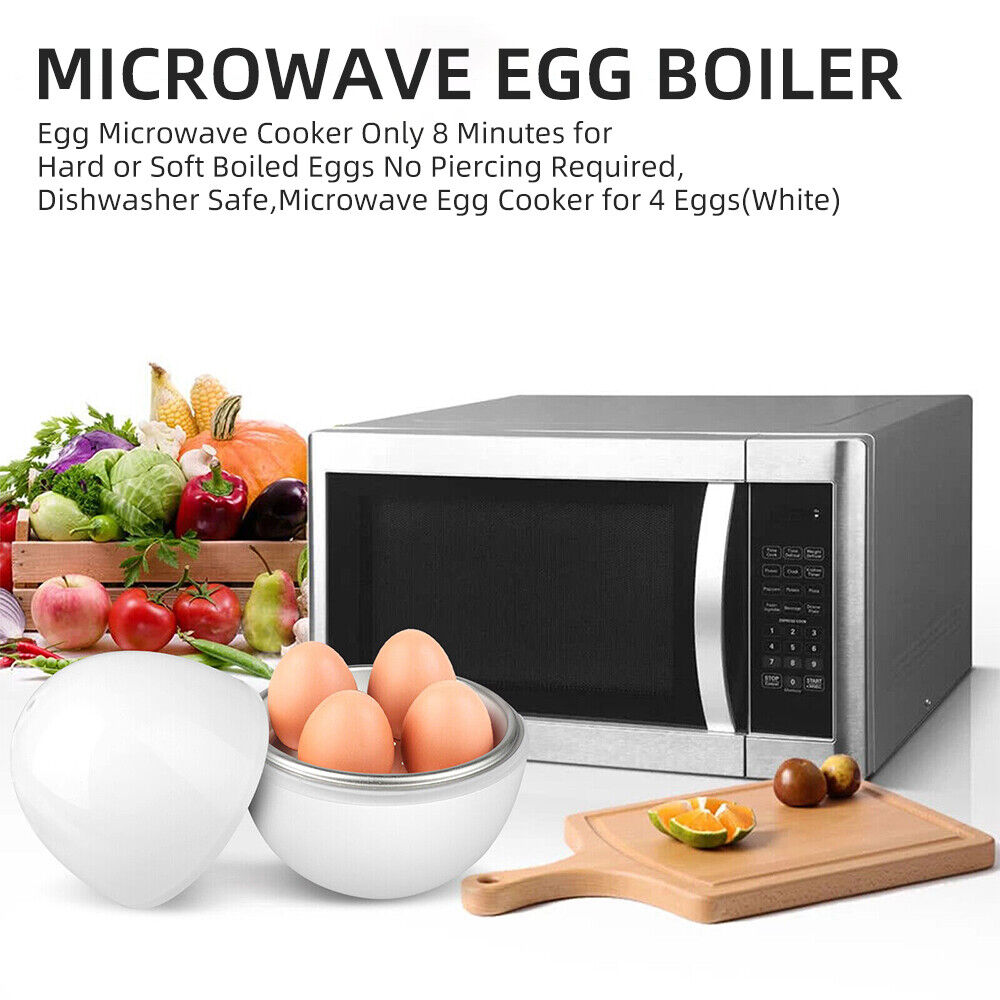 Microwave Oven Egg Boiler Pot Egg Pod Separation Shell Steamer Cooking Tools