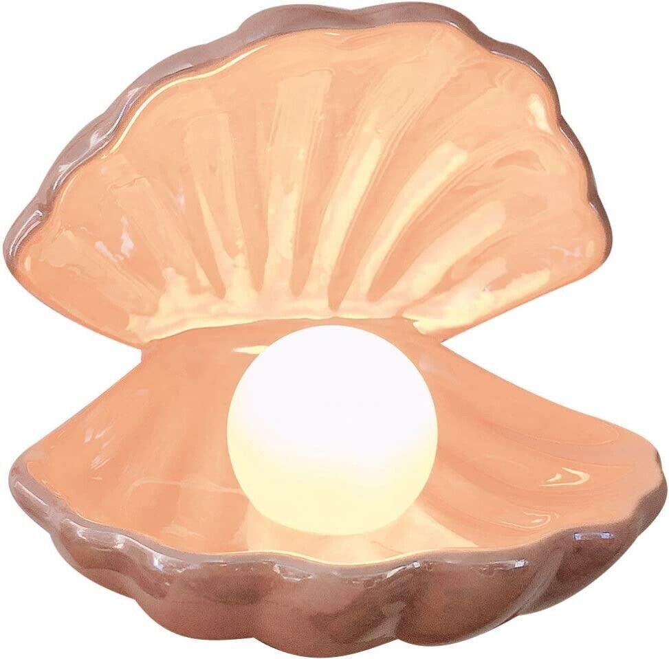Pearl Night Lamp,Pink Shell Pearl Night Light