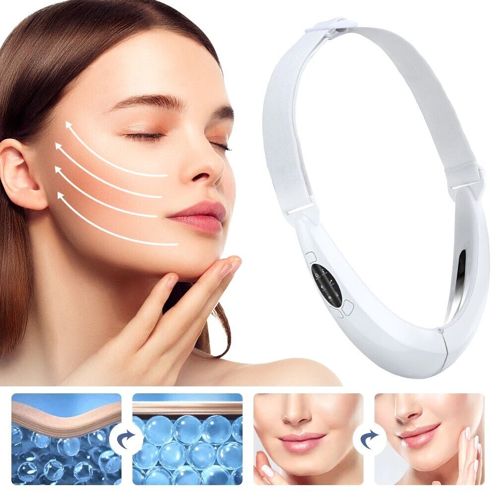LED Photon Therapy Face Slimming Massager V-Line Pro Facial Lifting Device