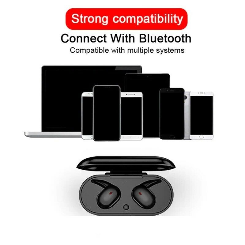 True Wireless Smart Touch Earbuds with Charging Box