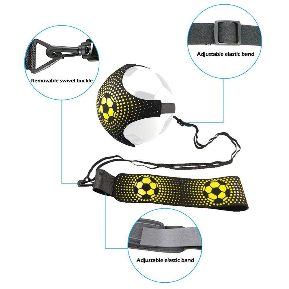 Fußballtrainer für Kinder, Solotraining mit zusätzlichem Kreisgürtel für Fußballkick