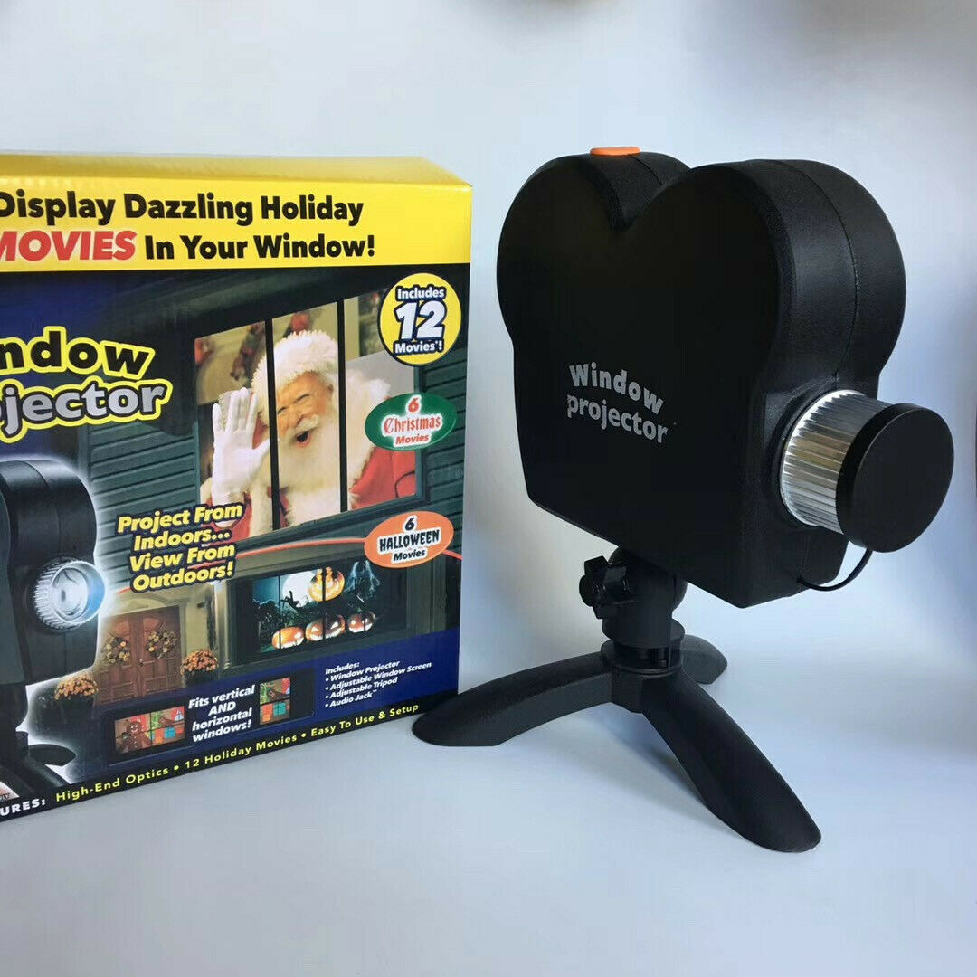 Window Wonderland Projector Halloween & Christmas Holographic Projection