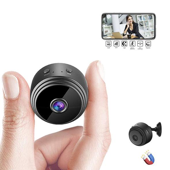 HD 1080P Portable Home Security Camera With 32G Memory Card, with Night Vision and Motion Activation Function