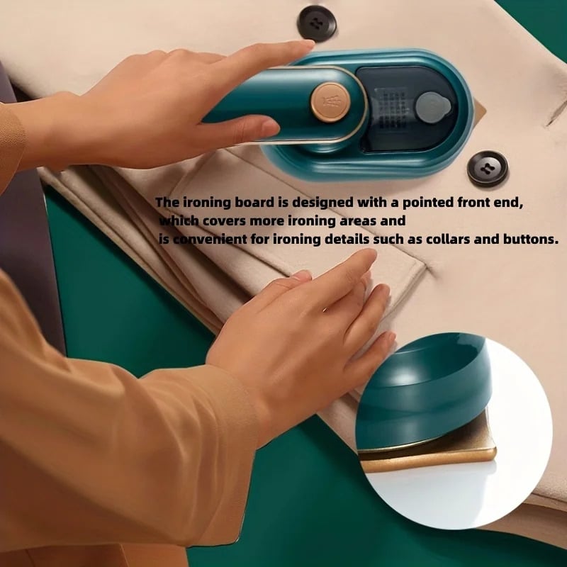 Portable Travel Steamer – Foldable Mini Steam Iron for Clothes, Compact & Lightweight