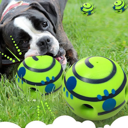 Ball Interactive Dog Toy Fun Giggle Sounds Ball Puppy Chew Toy