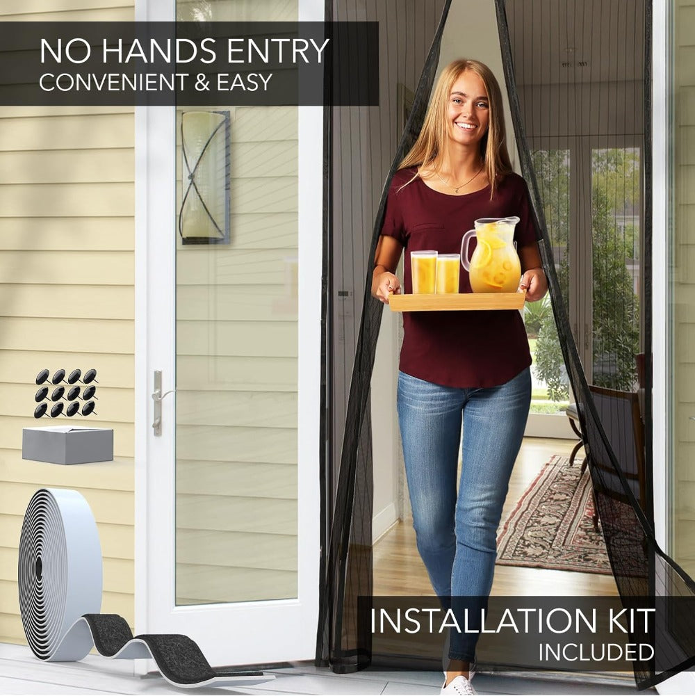 Anti Mosquito Self Closing Mesh Screen Anti Bugs Fly Curtain